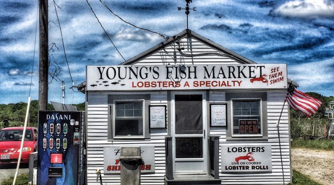 Young’s Fish Market At Rock Harbor In Orleans On Cape Cod