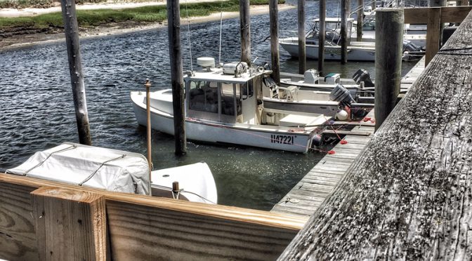 The Slips At Rock Harbor In Orleans On Cape Cod