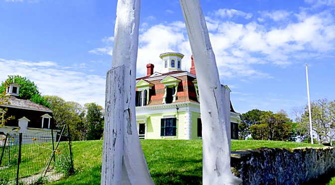 The Iconic Whale Jawbones Archway At The Penniman House On Cape Cod
