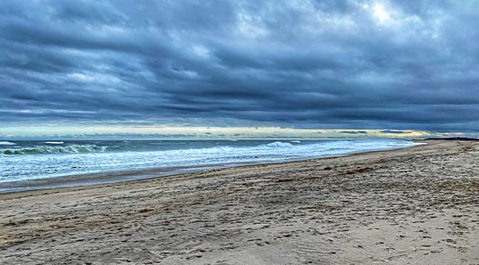 Nauset Beach On Cape Cod, Looking South Toward Chatham.