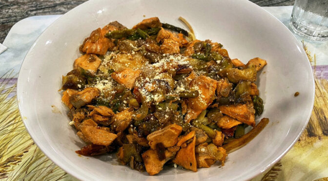 Salmon Stir-Fry…One of Phil’s Specialties On Cape Cod.