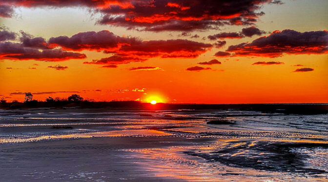 Love The Vibrant Winter Sunsets On Cape Cod Bay!