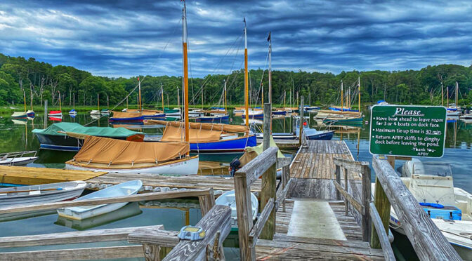Arey’s Pond Boat Yard In Orleans On Cape Cod.