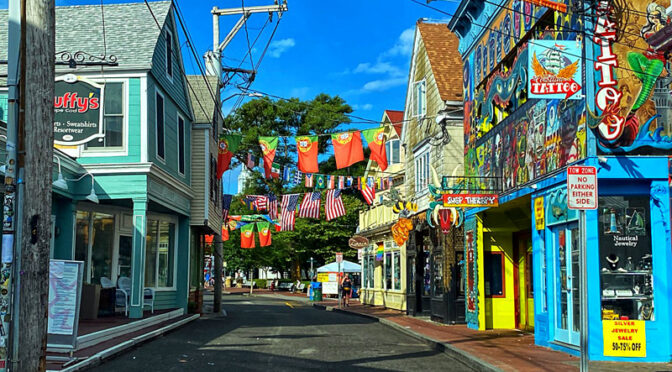 Before The Crowds In Provincetown On Cape Cod.
