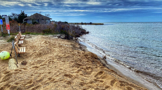 Another Really High Tide At Boat Meadow On Cape Cod.