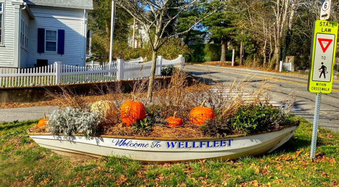 Wellfleet’s Fall Welcome On Cape Cod.