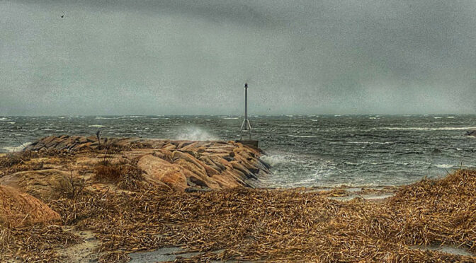Yesterday Was Stormy At Rock Harbor On Cape Cod.