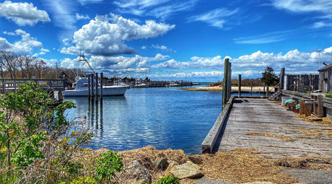 Beautiful Spring Morning At Rock Harbor On Cape Cod.