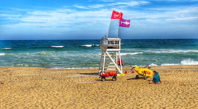 Last Weekend For Lifeguards At Coast Guard Beach On Cape Cod.