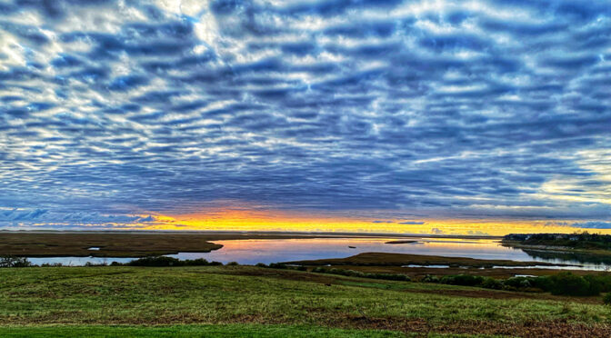 Another Beautiful Morning At Fort Hill On Cape Cod.